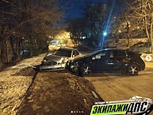 Четыре машины разбились в массовом ДТП во Владивостоке