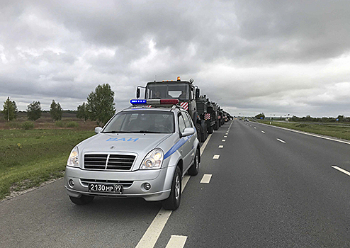 В Калининградской области с военной полицией и автоинспекцией проводится специальное учение «Страж-2021»