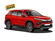 Новый кроссовер Toyota Urban Cruiser Hyrynder показали на первом фоторендере в Индии