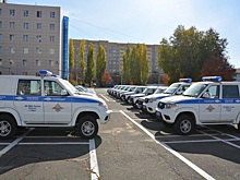 Оренбургские полицейские получили новые служебные автомобили