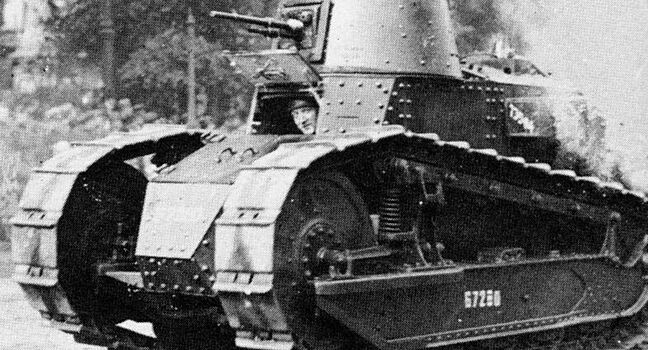 Renault FT-17 — первый в мире танк классической компоновки