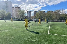 Спортсмены из Вороновского провели матч в полуфинале Десеновской футбольной лиги