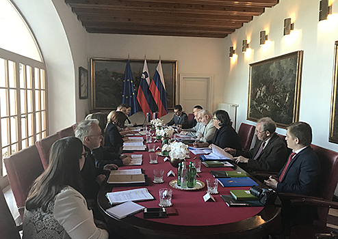 В Любляне прошло первое заседание российско-словенской межправительственной комиссии по реализации Соглашения о воинских захоронениях