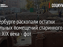 В Петербурге раскопали остатки подвальных помещений старинного рынка XIX века - фот