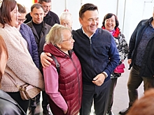 Губернатор Воробьев открыл новый надземный переход в Раменском