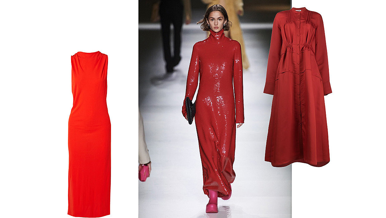 Красное платье — обязательная покупка осени: 7 самых красивых