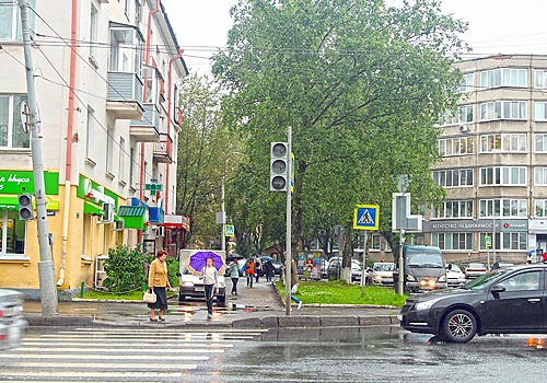Отключение светофоров привело к пробкам