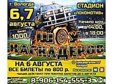 15 автомобилей и мотоциклов задействуют на шоу каскадеров в Вологде