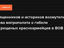 Священников и историков возмутили слова митрополита о гибели некрещеных красноармейцев в ВОВ