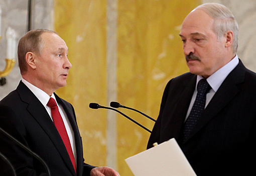 Путин отправил телеграмму Лукашенко