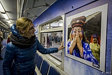 В новосибирском метро появился поезд с красивыми фотографиями из далёких уголков Сибири
