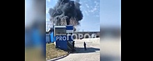 На предприятии по Лапсарскому проезду прогремел взрыв, после чего начался пожар