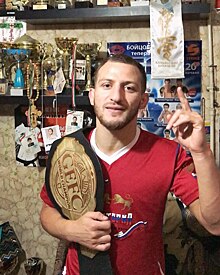 Российский боец ММА Шаматава стал чемпионом мира в наилегчайшем весе по версии GEFC