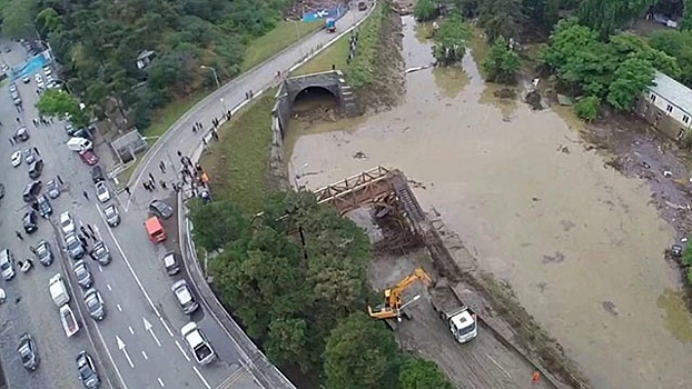 Наводнение в Грузии и другие новости Первого канала