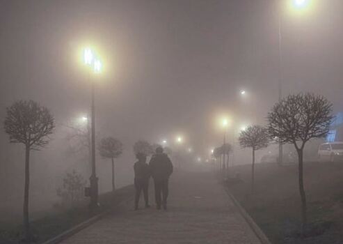 Сильный туман накроет Ростов к утру 27 ноября