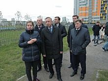 Александр Беглов и Вячеслав Макаров посетили Фрунзенский район
