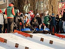 В Курске и области работают тюбинговые горки и бесплатные катки