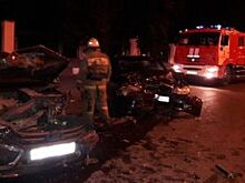 Ночью на Суздальском шоссе столкнулись две легковушки