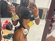 Пермячка Елена Антонова победила на турнире по бодибилдингу Dubai Muscle Show