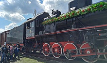 Уникальный ретропоезд домчал до Калача-на-Дону