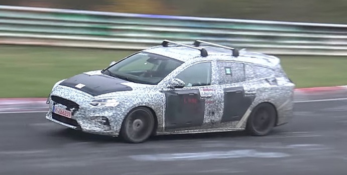 Новый Ford Focus ST вывели на тесты на Нюрбургринге