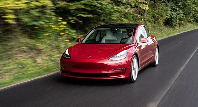 Tesla Model 3 признали «самым американским» автомобилем