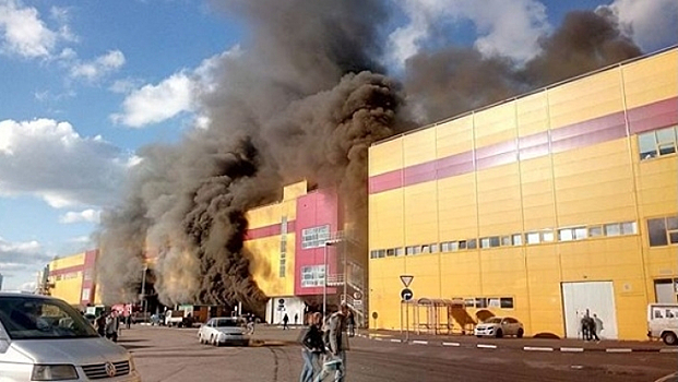 Ущерб от пожара в ТЦ «Синдика» оценили в 5 млрд рублей