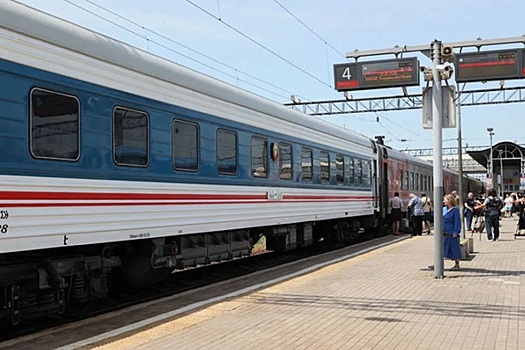 Спустя пять лет в Новосибирск прибыл пассажирский железнодорожный вагон из Северной Кореи