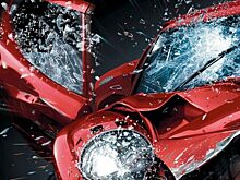 Автомобиль врезался в столб на Ярославском шоссе