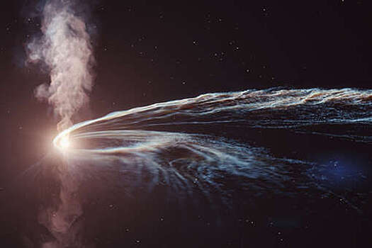 UH: сверхмассивная черная дыра уничтожает звезду в 160 млн световых лет от Земли