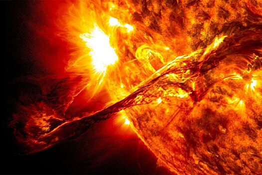 Новую череду вспышек зафиксировали на Солнце