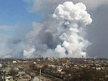 Под Рязанью загорелись военные склады, слышны взрывы