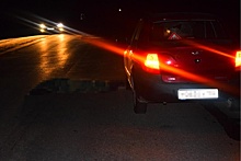 На дороге в Башкирии Lada Granta сбила пешехода
