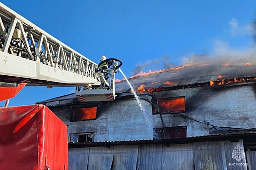 В Челябинске на месте пожара в мебельном цехе найдено тело погибшего