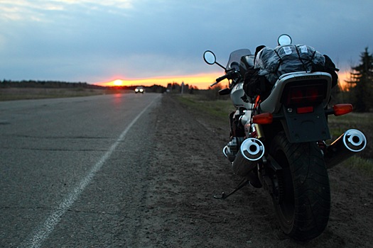 На Дмитровке водитель иномарки не пропустил мотоциклиста