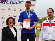 Вологжанин стал бронзовым призером чемпионата России по спорту лиц с поражением ОДА