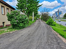 В Курске на улице Энгельса к частным домам заасфальтируют дорогу