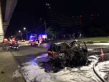 В Воронеже погибла женщина, врезавшись в опору моста на автомобиле