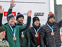 Латыпов, Бабиков, Бабчин и Бурлаков получили бронзовые медали за эстафету на Спартакиаде. Ранее они отдали свои награды белорусам