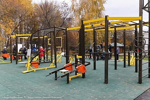 Воркаут-площадка открылась в Дзержинске в рамках проекта «Спорт – норма жизни»