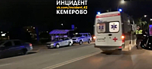 Две японские иномарки столкнулись на перекрестке в Кемерове