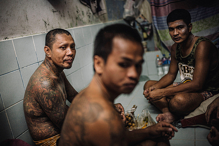 Заключенные в тюрьме строгого режима Клонг-прем