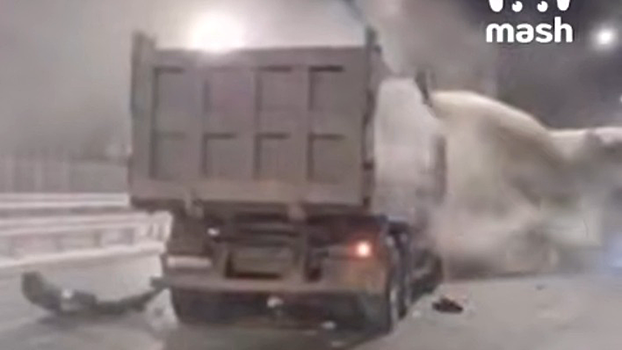 Массовое ДТП из-за гололеда произошло на трассе в подмосковном Лыткарине