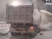 Массовое ДТП из-за гололеда произошло на трассе в подмосковном Лыткарине