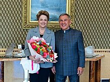 Дилма Роуссефф: "Замечательно, что не только я, но и все мы здесь познакомимся теперь с Казанью"