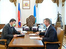 Евгений Куйвашев и Вячеслав Брозовский обсудили перспективы комплексного инфраструктурного развития Березовского