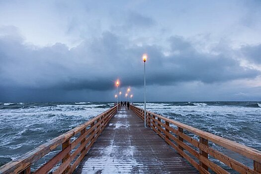 В Зеленоградске из-за любителей фотографироваться закрыли нижние ярусы пирса