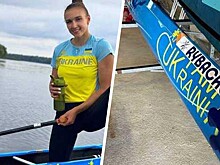 Украинскую каноистку на Играх заставили закрасить часть фразы на лодке