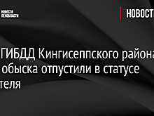 Главу ГИБДД Кингисеппского района после обыска отпустили в статусе свидетеля
