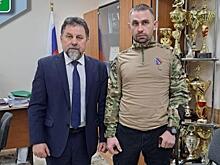 Доброволец Николай Мишин из Курской области награжден медалью «За боевые заслуги»